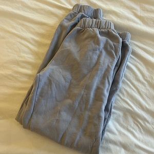 Periwinkle (light blue/purple) Brandy Melville Rosa sweatpants